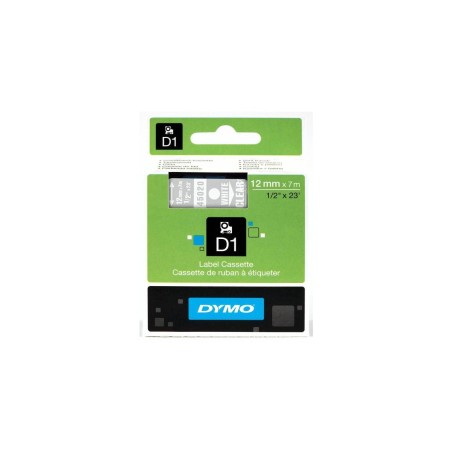 "DYMO D1 Label Tape 12mm x 7m - Versatile & Durable for All Your Labeling Needs - S0720600"